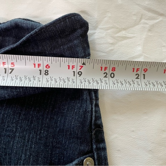 Gloria Vanderbilt Blue Wide Leg Flare Jeans - Picture 6 of 7